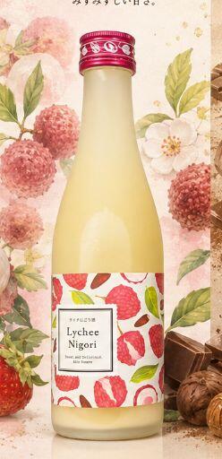 Lychee  Nigori Sake
